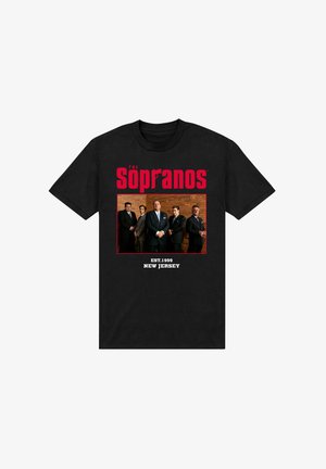 Henry Tiger THE SOPRANOS CAST - Print T-shirt - black