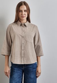 Street One Button-down blouse - beige