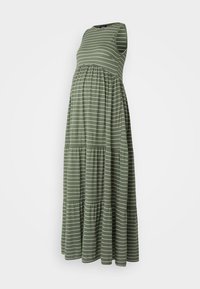 OLMJUANA DRESS  - Robe longue - hedge green/cloud dancer
