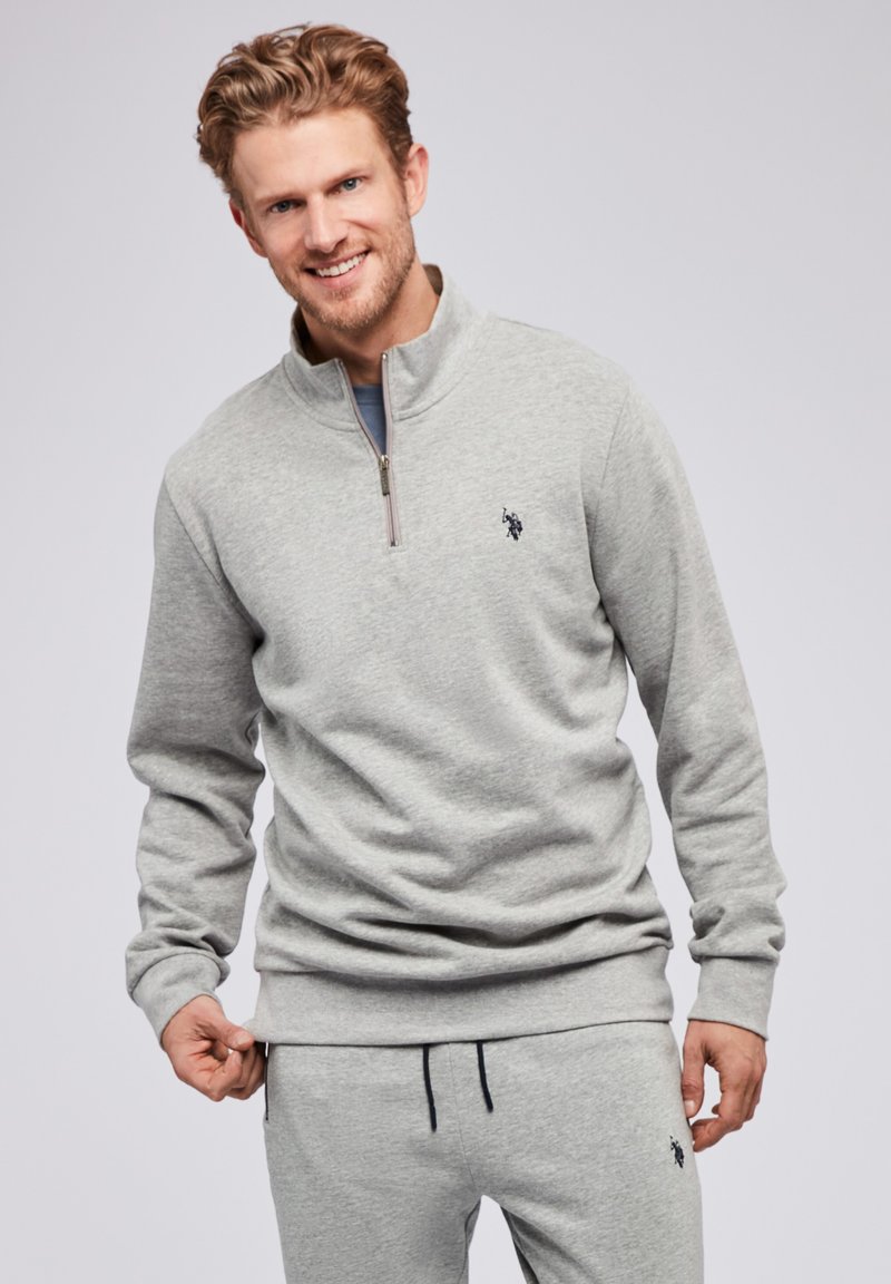 U.S. POLO ASSN. Gray Wool Sweatshirt