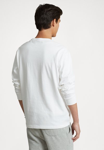 Polo Ralph Lauren CLASSIC FIT HEAVYWEIGHT JERSEY T-SHIRT - Topper langermet - white