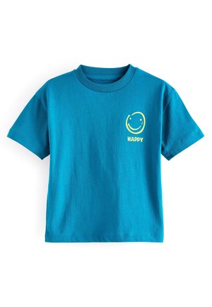 Next SIMPLE SHORT SLEEVE - Nyomott mintás póló - blue