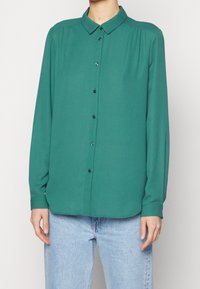 VILA Košilová halenka  - dark green