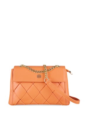 SHOULDER WITH CHAIN STRAP - Schoudertas - orange