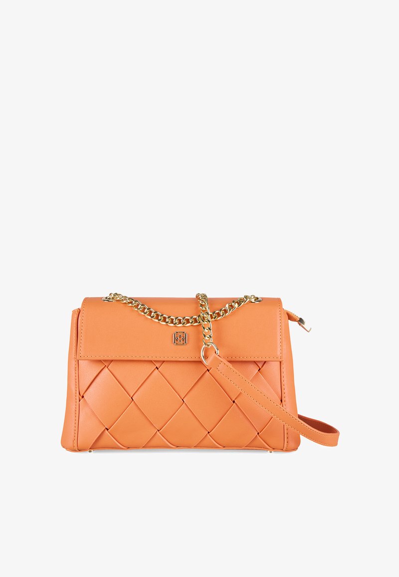 Desa SHOULDER WITH CHAIN STRAP - Umhängetasche - orange