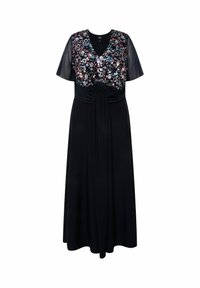 Ulla Popken SEQUINED SHORT SLEEVE  - Iltapuku - navy blue
