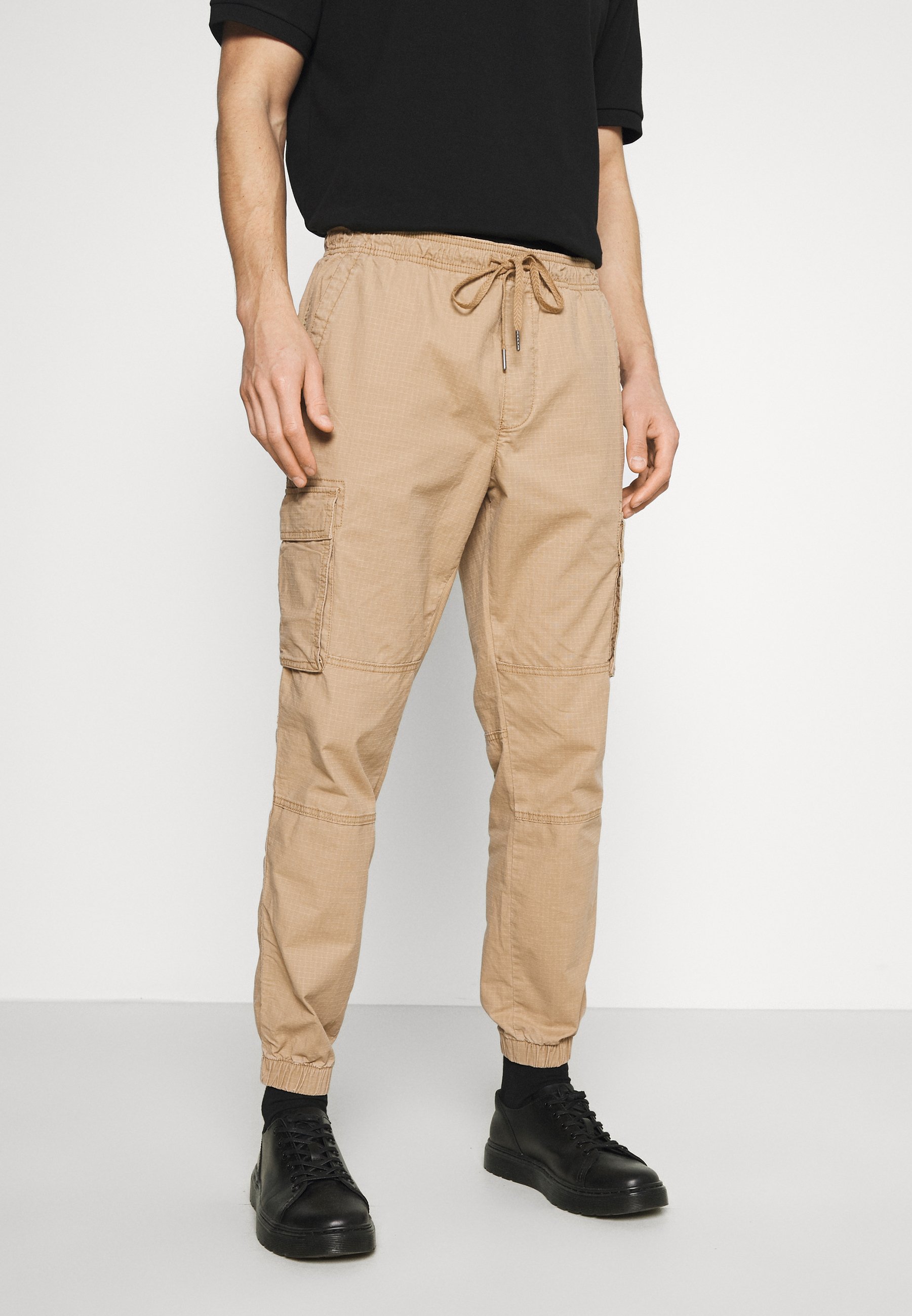 GAP JOGGER - Cargo trousers - mojave 