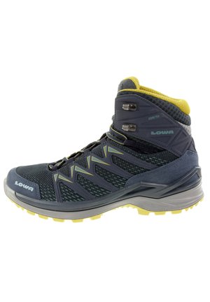 Outdoorschoenen - stahlblau senf