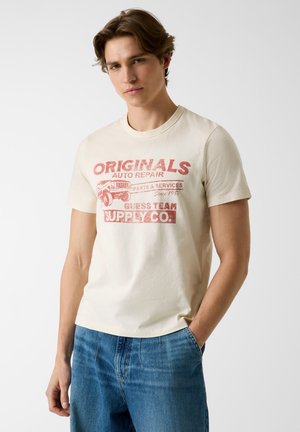 T-Shirt print - creme