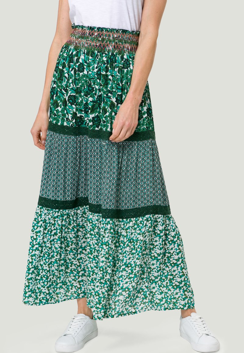 Damen Jeansröcke | zero MIT PAISLEY PRINTMaxirockaqua boost/grün - ER56466 Damen Jeansröcke | zero MIT PAISLEY PRINTMaxirockaqua boost/grün - ER56466