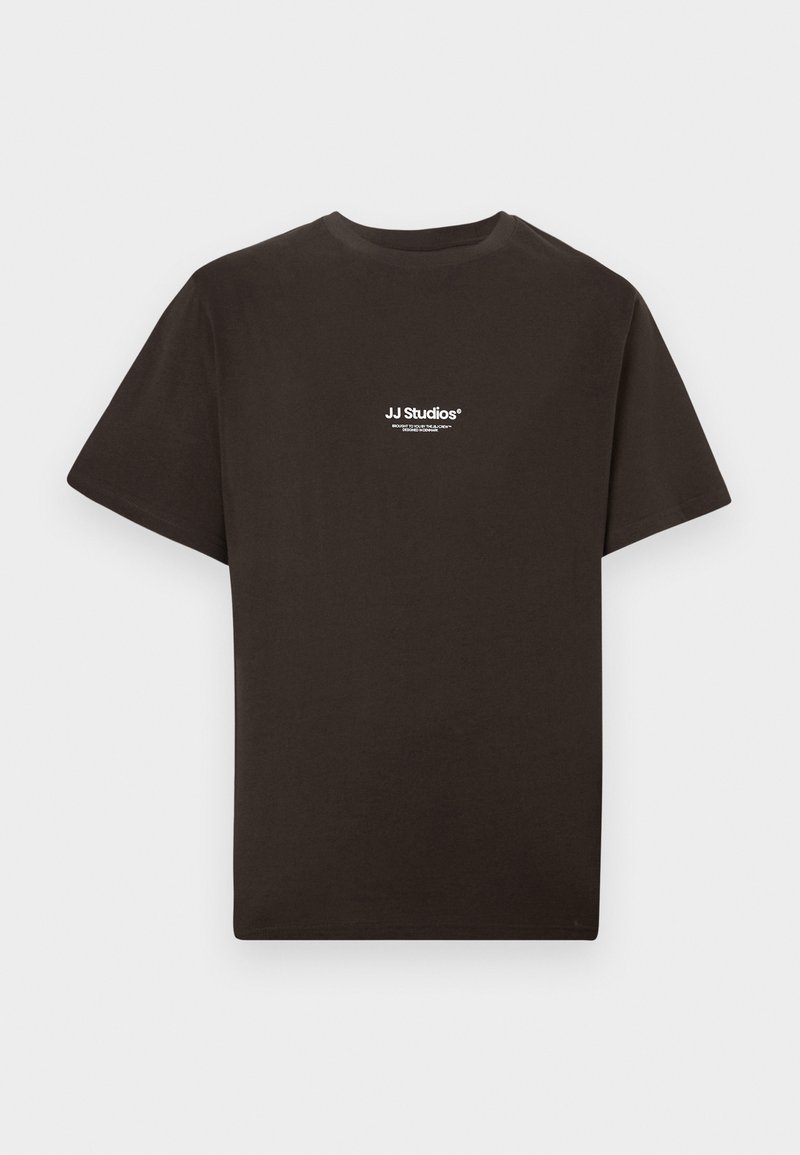 jack & jones T-shirt basic donkerbruin