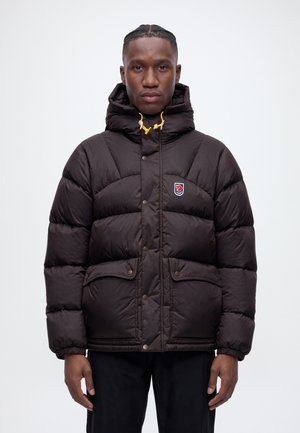 Fjällräven, EXPEDITION JACKET  - Пухено яке - black oak