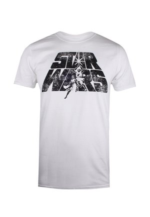 RETRO LOGO - Print T-shirt - white