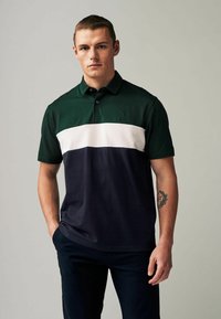 Next CHEST BLOCK STANDARD - Poloshirts - green navy