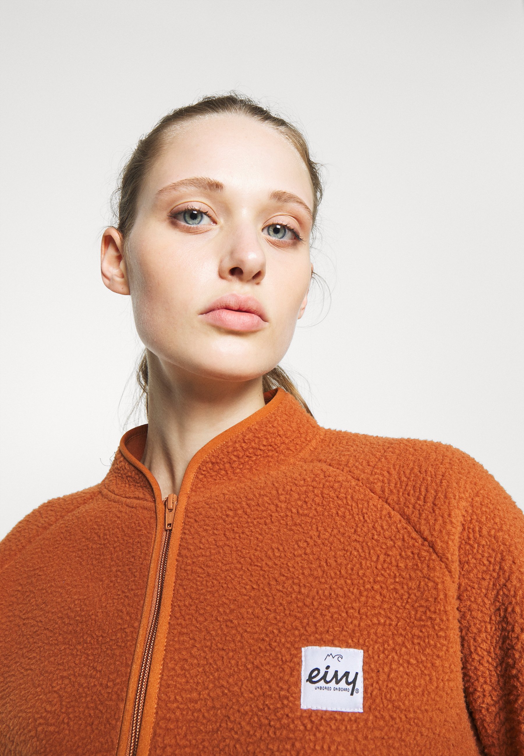 Eivy SHERPA COAT - Fleece jacket - rust 