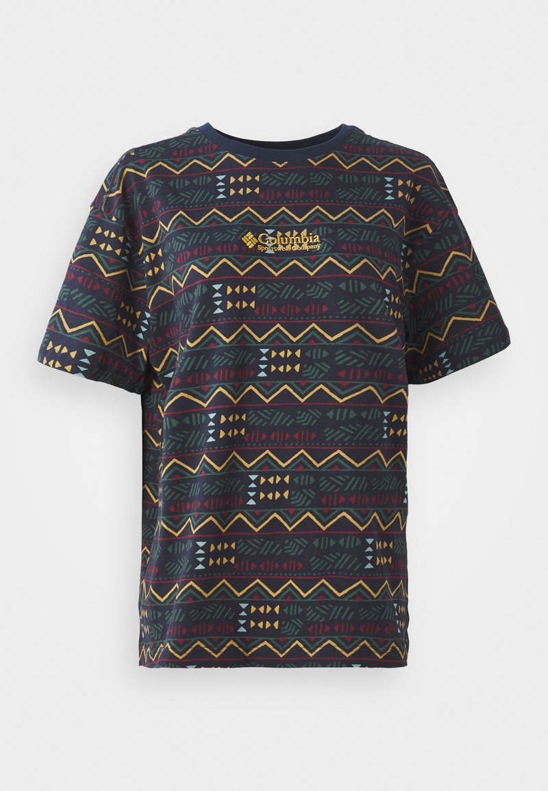 Columbia T-shirt print donkerblauw