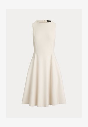 Lauren Ralph Lauren Petite, PONTE SLEEVELESS DRESS - Vestido informal - mascarpone cream