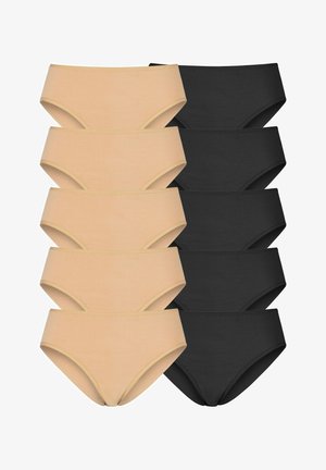 10 PACK  - Slip - beige + schwarz