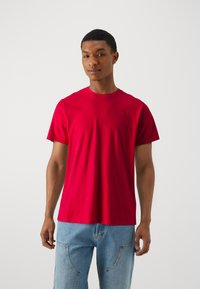 Hollister Co. ICON CREW 5 PACK - Βασικό μπλουζάκι - brilliant white/ultimate gray/navy blazer/black/red