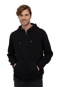 Terranova CON E UNITA - Felpa con zip - nero