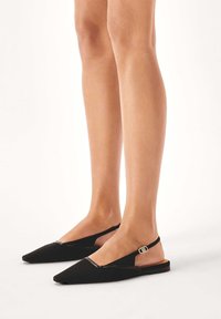 Kazar Ballerines à brides arrière - black