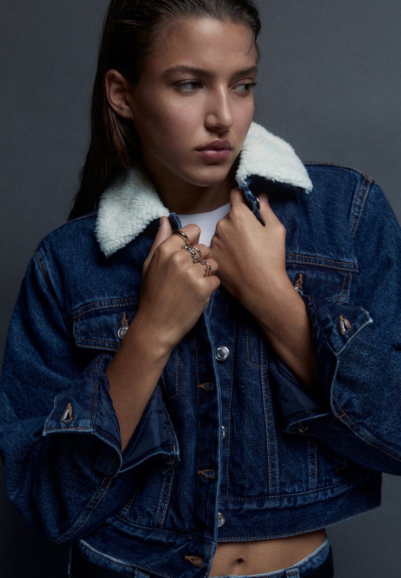 PULL&BEAR PACK OF 6 BEADED Ring gold coloured/goldcoloured