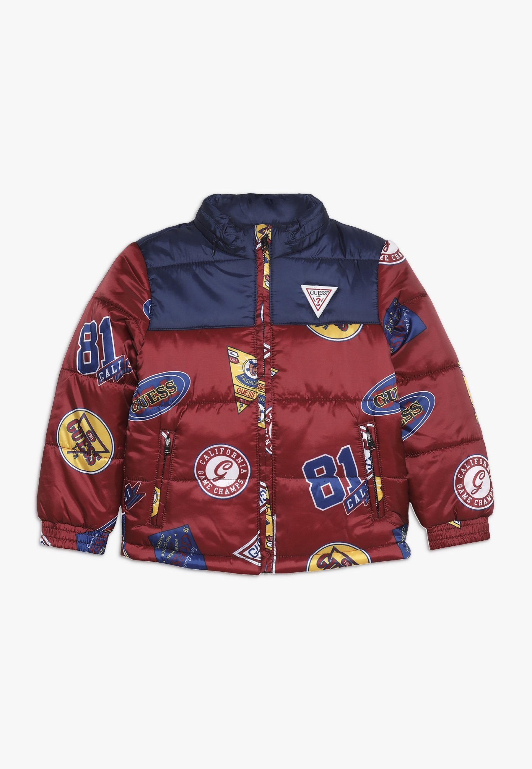 guess red windbreaker