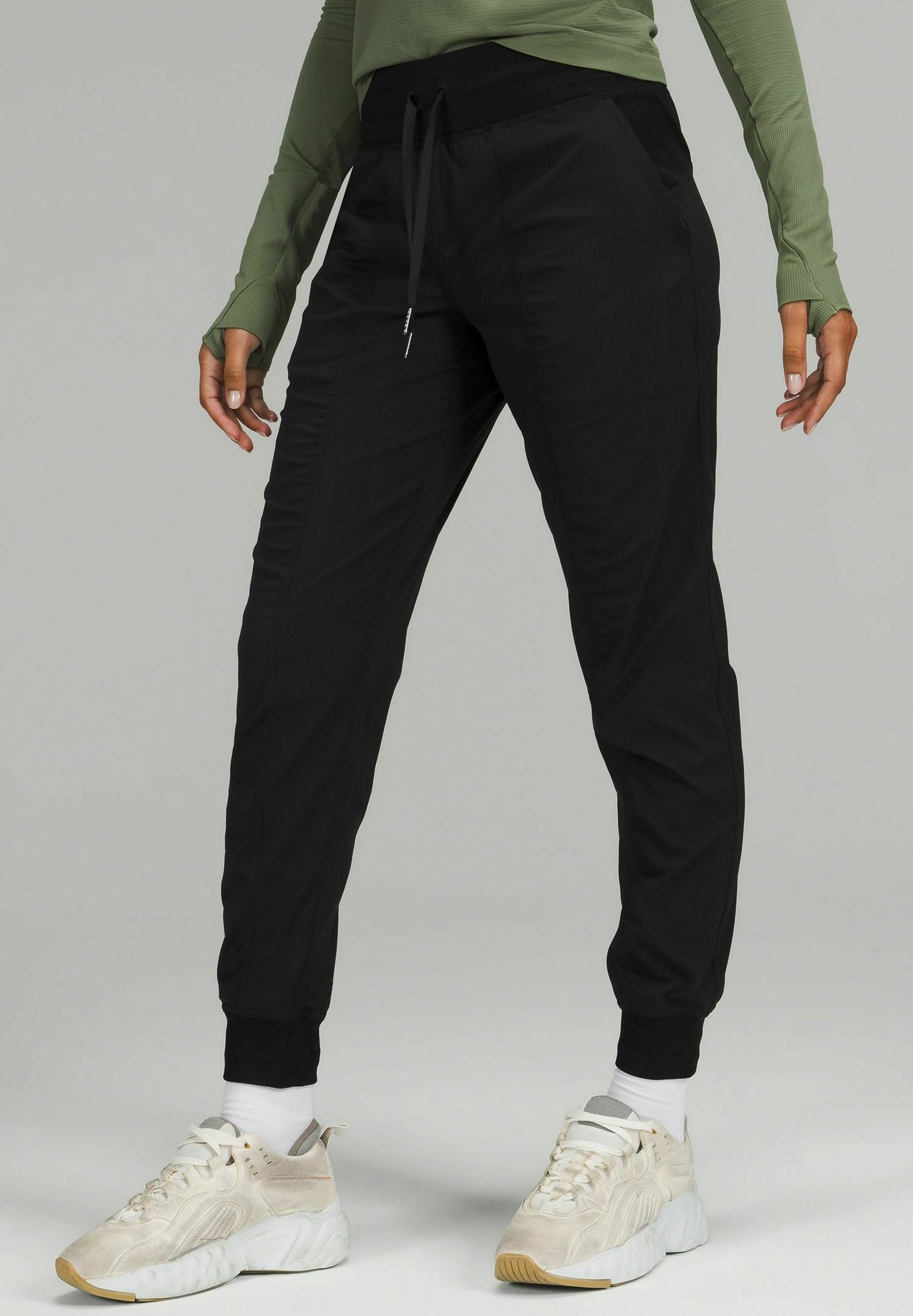 lululemon DANCE STUDIO MID-RISE - Tracksuit bottoms - black - Zalando.de