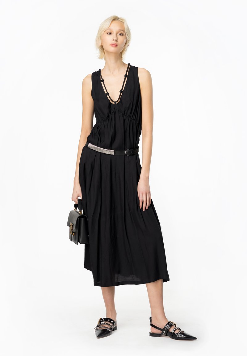 Pinko - Jurk - limo black, Vergroten