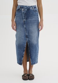 My Essential Wardrobe - MWLOUIS  - Wickelrock - medium blue retro wash Thumbnail-Bild 1