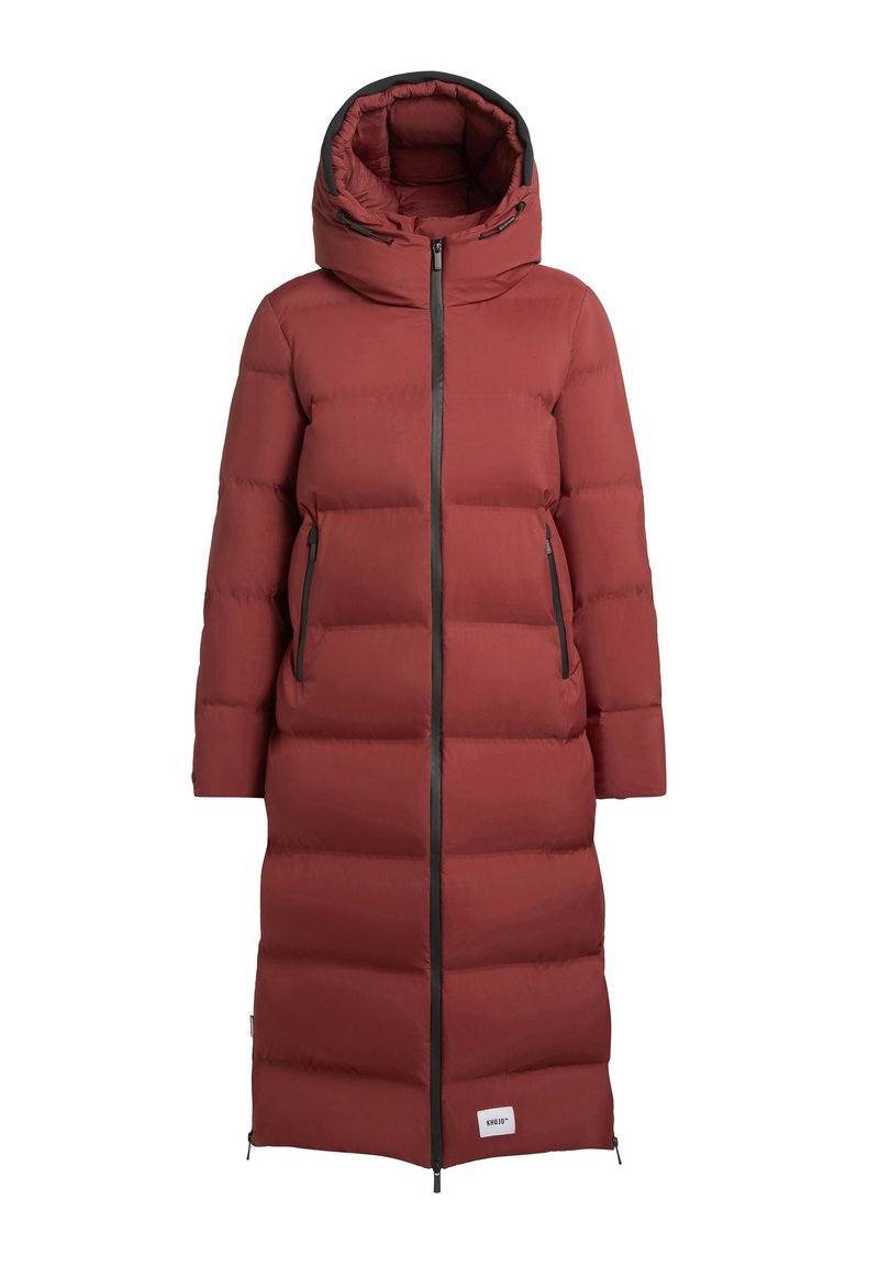 khujo Wintermantel donkerrood