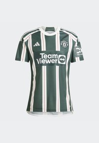 adidas Performance MANCHESTER UNITED AWAY - Squadra - green night/core white/active maroon