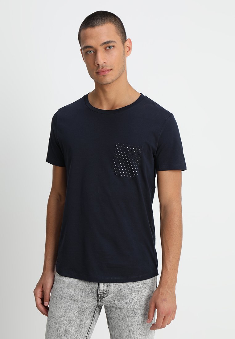 TOM TAILOR DENIM GEMUSTERTES - Camiseta Estampada - Black Purple Sunglasses Print To722o18d Q11
