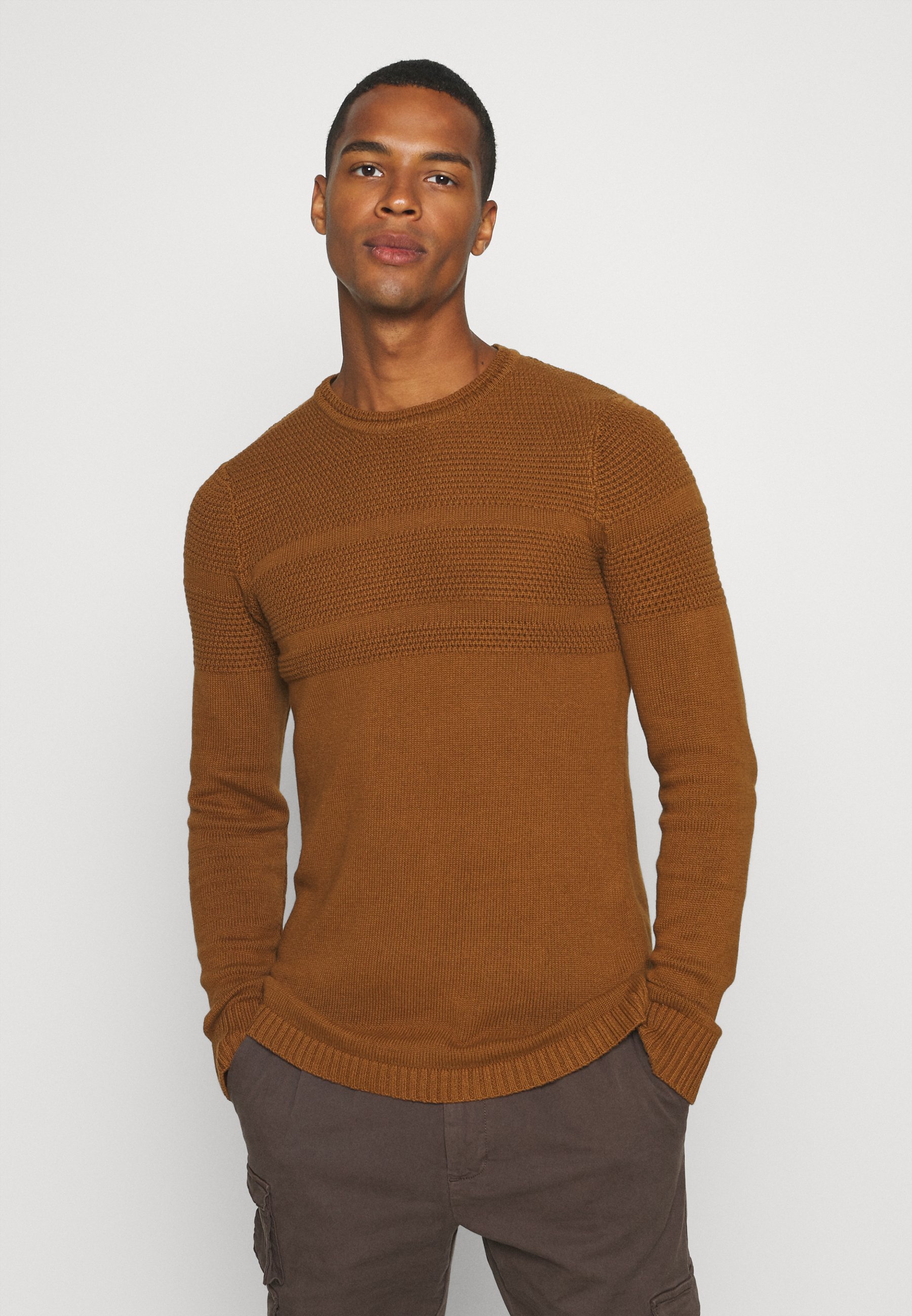 Brown Men's Knitwear | Free Delivery 