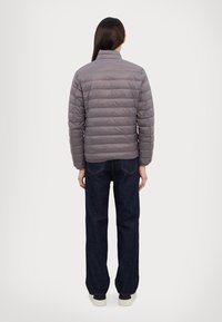 EA7 Emporio Armani TRAIN CORE JACKET - Casaco de penas - volcanic glass