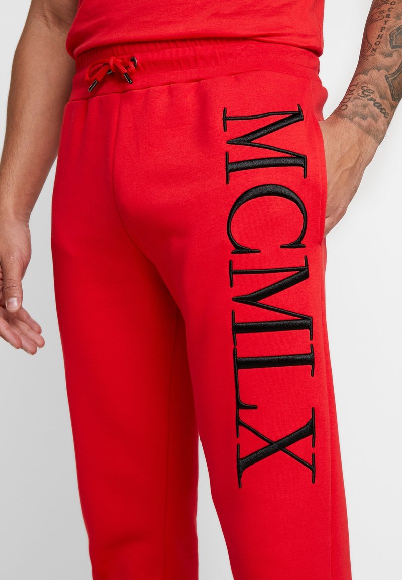 River Island Träningsbyxor - red