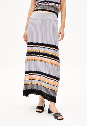 MINNAA STRIPES - Kokerrok - misty morning-deep rosalilly