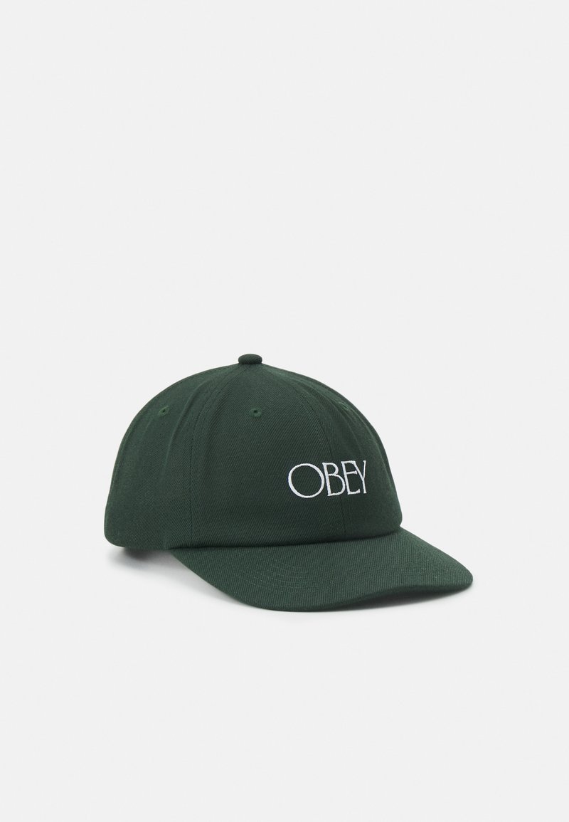 Obey Clothing BASQUE 6 PANEL STRAPBACK - Cap - dark cedar