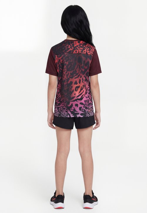 Nike Sports T-shirt - burgundy crush/pure platinum-coloured — photo 2