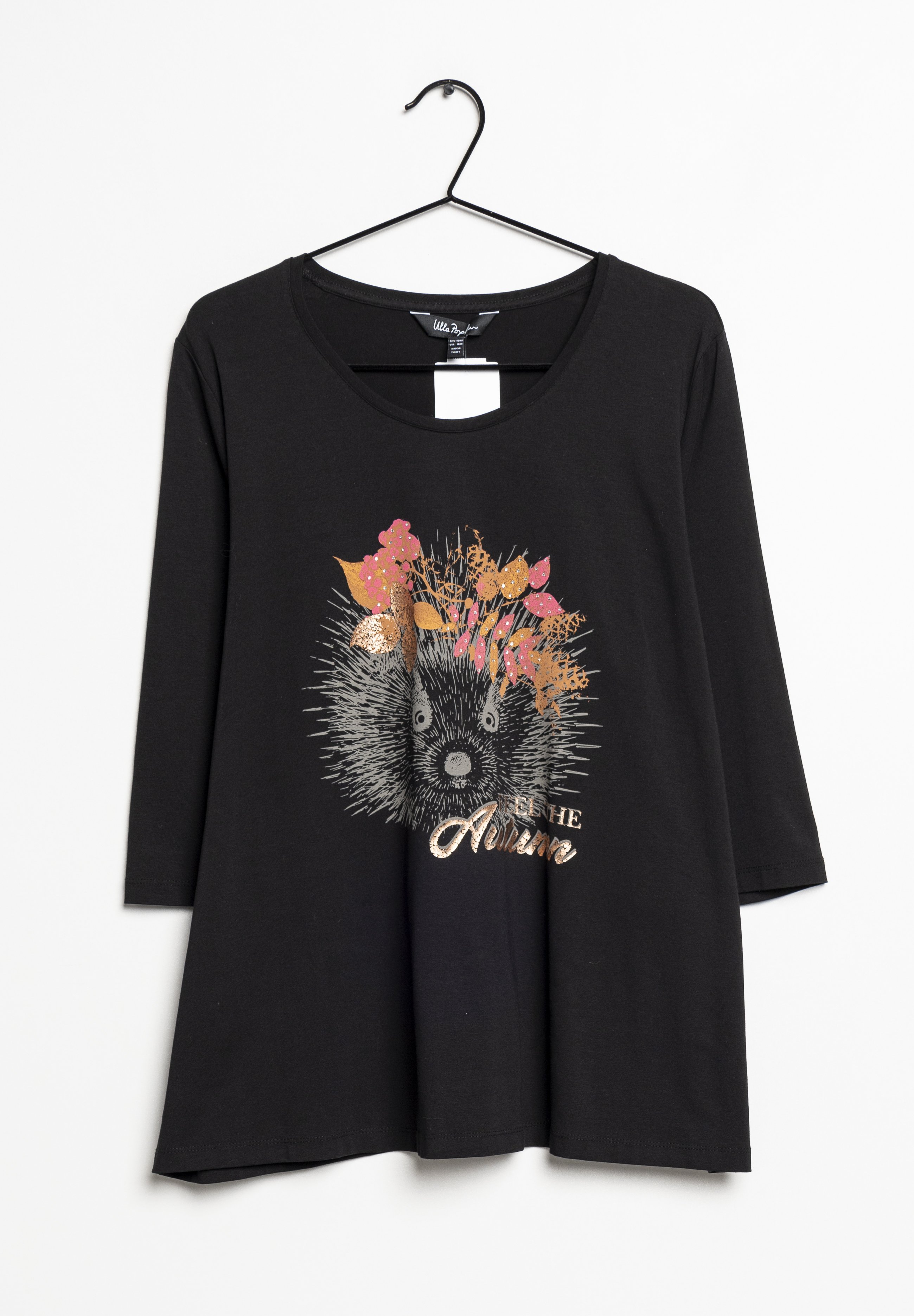 Ulla Popken Long sleeved top - black - (Pre-owned) - Zalando.de