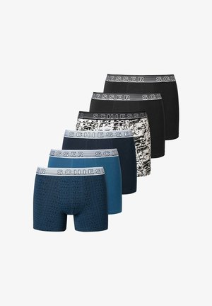 Schiesser 6ER PACK - Panties - blau schwarz weiß