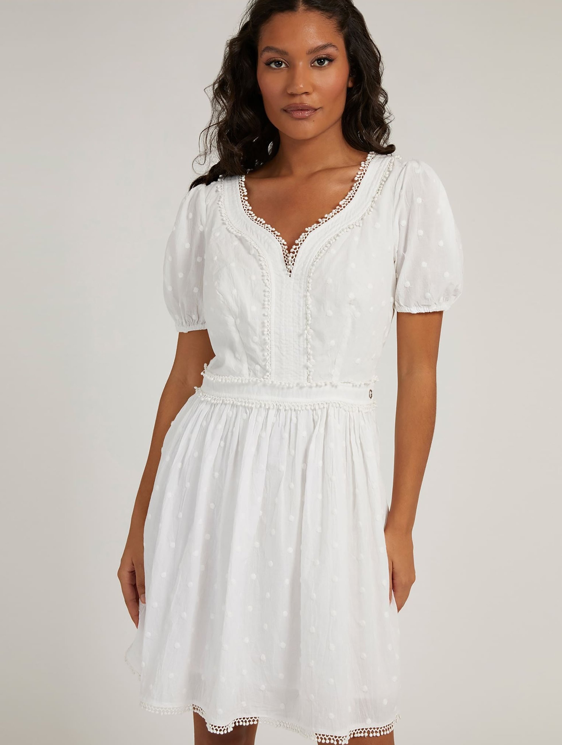 Guess MIT STICKEREI - Vestito estivo - weiß/bianco - Zalando.it