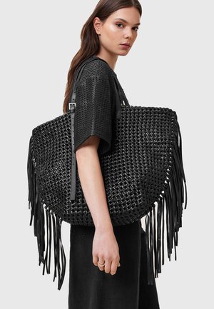 AllSaints ARA E/W KNOT TOTE - Cross body bag - black