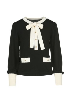 Pullover - nero panna