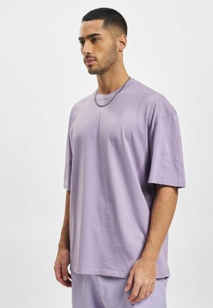 T-shirt basic - purple washed