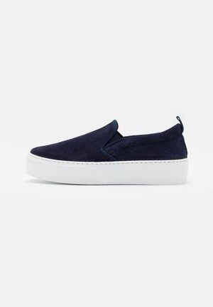 FAITH FLATFORM - Slip-ons - navy