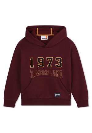 Felpa con cappuccio - marsala