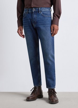 Calliope, JEAN TINTA UNITA - Jeans a sigaretta - blu denim scuro