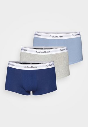 LOW RISE TRUNK 3 PACK MODERN COTTON STRETCH - Bokserbriefs - new navy/troposphere/grey heather
