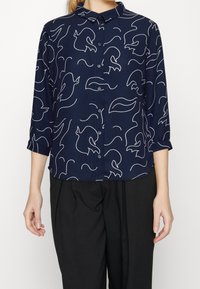 Monki Button-down blouse - dark blue